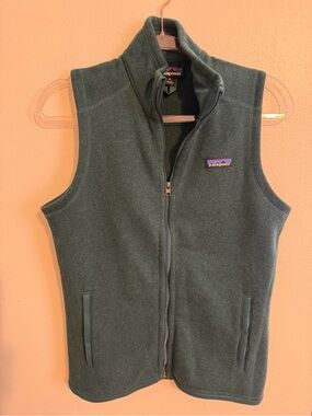 Patagonia Better Sweater Dark Green Full-Zip Vest (Sz M - excellent condition)